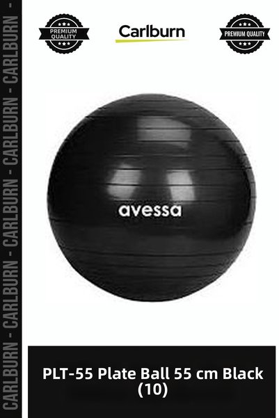 Carlburn Custom-Made PLT-55 Plate Ball, 55 cm, Black (10) Office/Personal Fit...