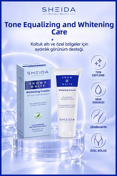 Sheida Snow white tone-up and whitening underarm and private area cream 75 ml
