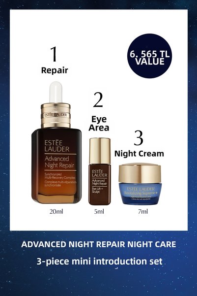 Estee Lauder Advanced Night Repair Night Care 3-Piece Introductory Set - Seru...