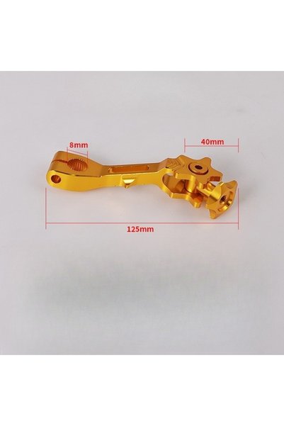 Choice Golden 1PC Motorcycle Universal CNC Aluminum Rear Brake Rocker Arm Lev...