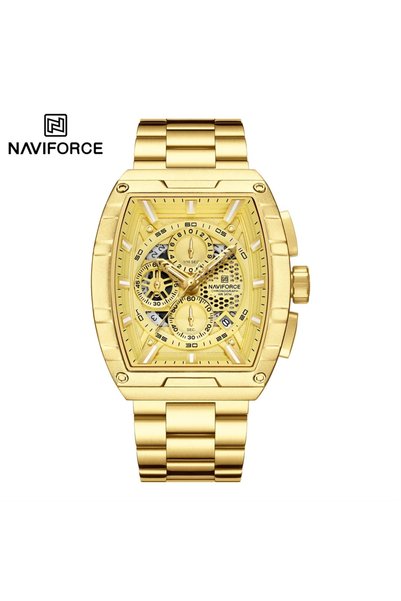 Choice7 NAVIFORCE GGG NAVIFORCE Luxury Tonneau Quartz Wristwatch Top Brand Me...