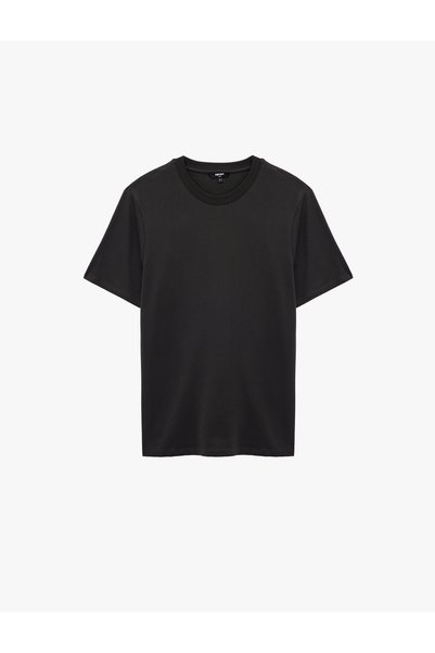 Koton Κοντομάνικο Crew Neck Tok ύφασμα Regular Fit Βαμβακερό μπλουζάκι