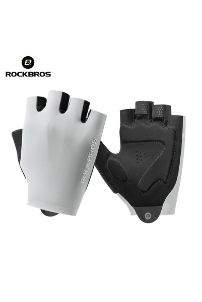 Choice4 قفازات ركوب الدراجات الصيفية نصف الأصابع من ROCKBROS S S408 باللون ال...