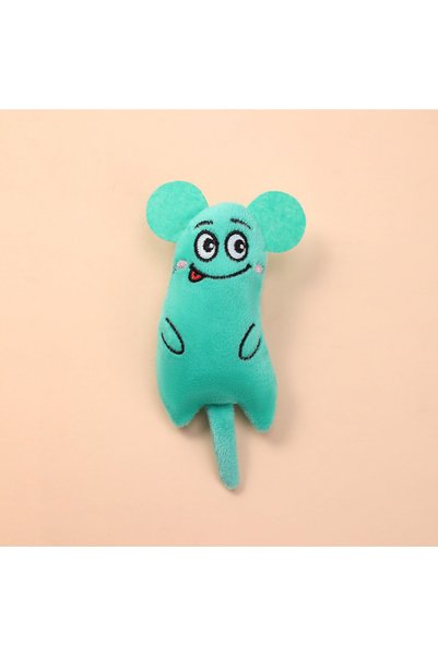 Choice green Cartoon cat and dog toy Bite resistant puppy plush doll Cat grin...