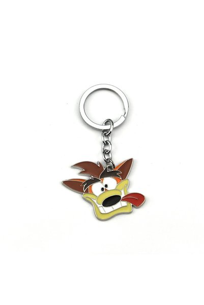 choice2 K546 Anime Crash Bandicoot Game Keyring Key Chains Cartoon Animal Met...