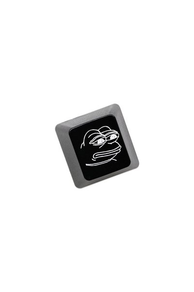 Choice Black ESC SadFrog Novelty Shine Through Keycaps ABS Etched back lit bl...