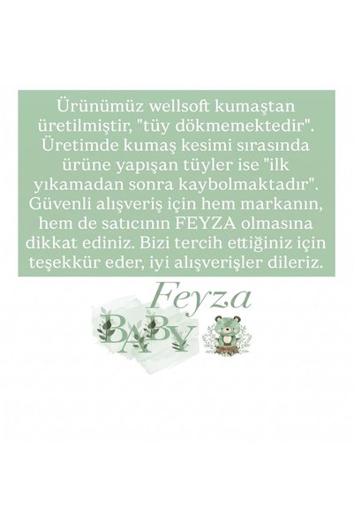 MİNNOŞŞ Wellsoft Peluş Bebek Tulumu