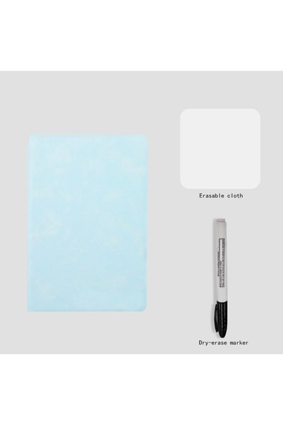 Choice sky blue set A5 Portable Reusable Whiteboard Notebook Set with Pen And...