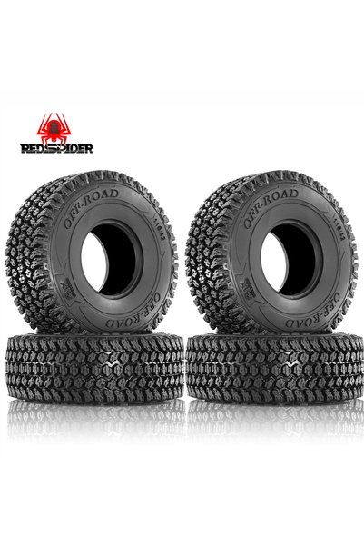 Choice 4Pcs tires RED SPIDER 1.9 Crawler Tires 116mm Foam Fit Tires for Axial...
