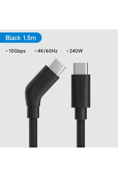 Choice1 كابل شحن وبيانات USB-C بطول 1.5 متر من Hagibis للنظارات الذكية AR، كا...
