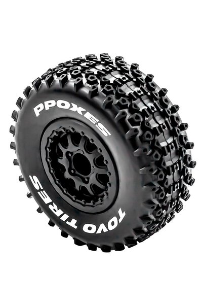 Choice 4PCS 2023B 4pcs 112mm 1/10 Short Course Truck Tires Tyre Wheel With 12...