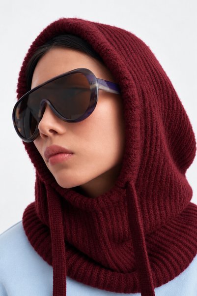 VEGA MODA Ayarlanabilir Triko Kalın Örgü Başlık, Balaclava, Triko Başlık, Ber...
