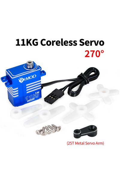 Choice3 270-25T 9IMOD RC Digatal Servo 11KG Coreless Metal Gear Servo 4.8-8.4...