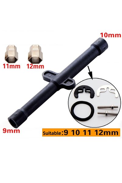 Choice Plumbing Key 9/10/11/12mm Tap Wrench Flume Wrench Sink Faucet Socket W...