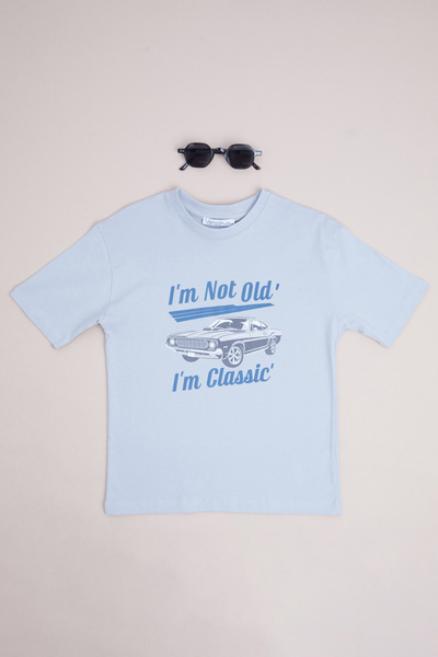Fulla Moda Araba Printed Crew Neck T-Shirt for Boys