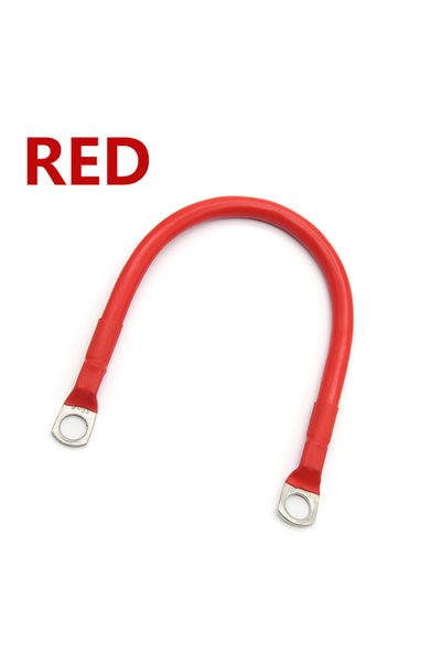 Choice5 40CM 4AWG 1pc Red Battery Inverter Cable Set 8/ 6/4AWG with Terminals...