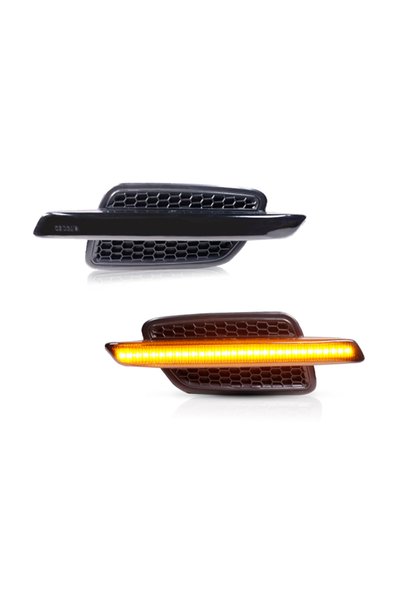 Choice Smoked Lens Amber 2PCS Car Bumper Side Marker Light Honeycomb For 2008...