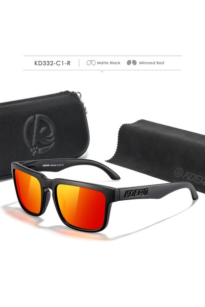 Choice C1-R mirrored red KDEAM Photochromic And Polarized Sunglasses Men Cate...