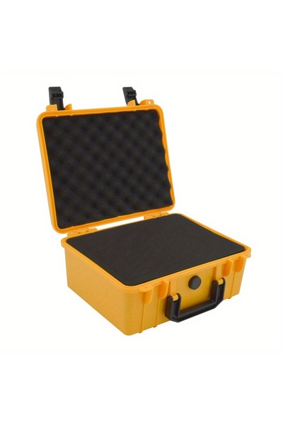choice2 yellow 1pc Safety Instrument Tool Box, 280x240x130mm, PP Plastic Stor...