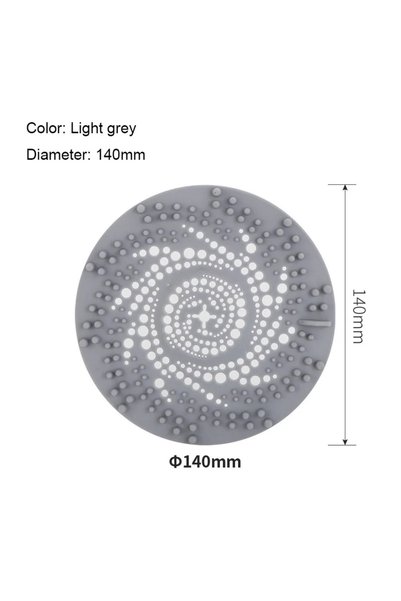 Choice10 1Pcs Light grey Hair Filter Sink Anti-Blocking Strainer Bathtub Show...