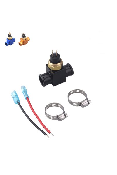 Choice BLACK Motorcycle Temperature Switch Radiator Fan For KTM 125-530 EXC E...