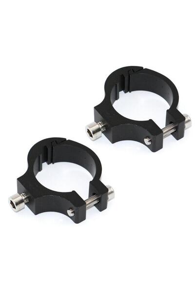 Choice Black 2pcs Universal Motorcycle Headlight Bracket Tube Fork Spotlight ...