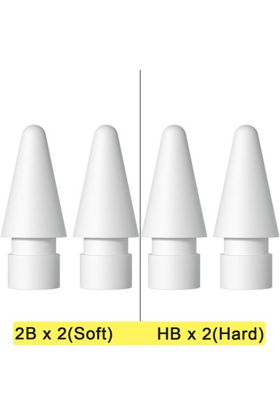Choice 2Bx2 HBx2 For Apple Pencil 1st 2nd Generation Tip For iPencil Tips 2B ...