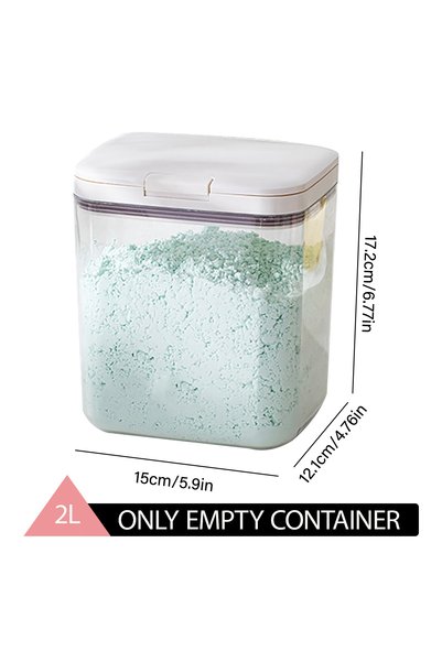 Choice 2000ml Face Mask Powder Container Large Capacity 1.2/2L Storage Can wi...