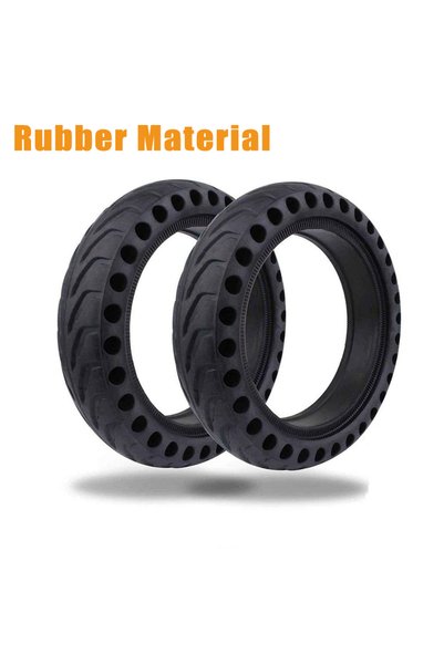 DUBULL 2PCS Rubber Material Solid Tire for Xiaomi M365 Pro Electric Scooter M...