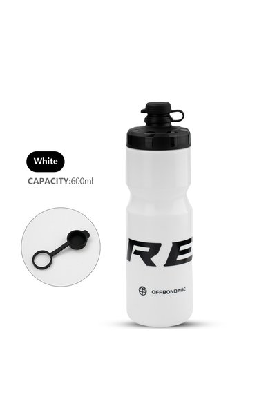Choice WHITE OFFBONDAGE Bicycle Water Bottle Squeezable Cycling Bottle Non-De...