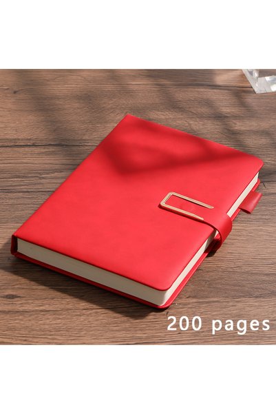 Choice3 A5 red-200pages Personalized Vintage A5 Leather Notebook Soft Cover I...