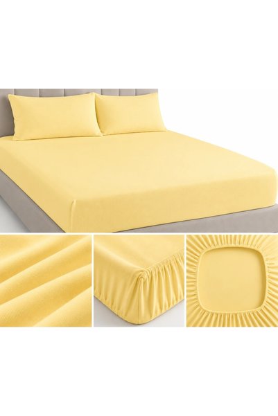 Ralex Husă pat tricot jerse bumbac 100%, pentru saltea de 90 x 200 cm sau 100...