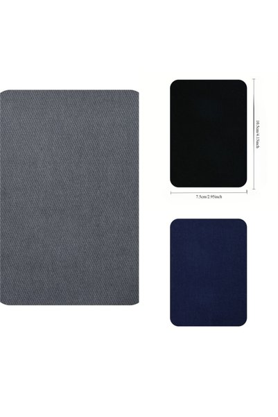 Choice 3pcs 3pcs Strong Adhesive Iron-on Fabric Repair Patches, Assorted Colo...