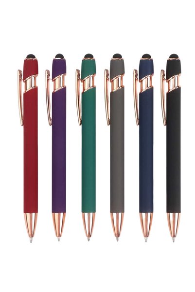 Choice Mix B 6pcs 5-10Pieces Ballpoint Pen with Stylus Tip, Metal, 2 in 1 Sty...
