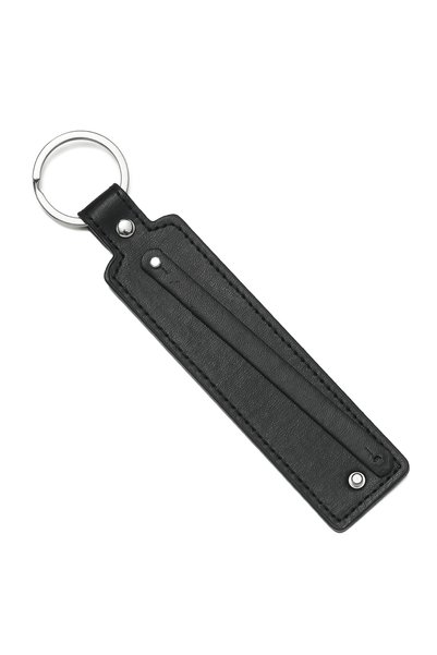 Choice Black 1pcs Artificial PU Leather Keychain Business Gift Leather Key Ch...