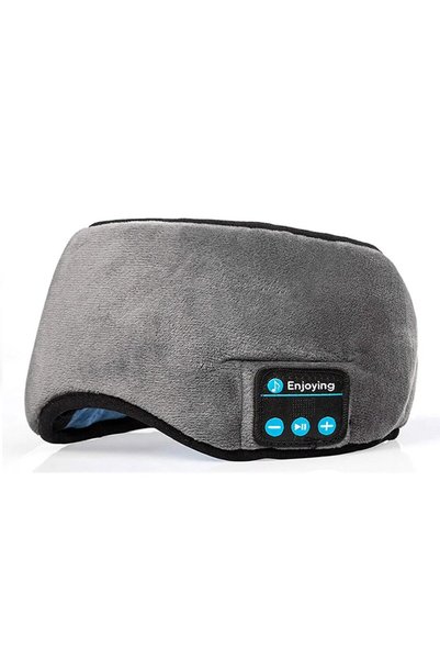 Choice Gray Fone Bluetooth Earphones Sports Sleeping Headband Elastic Wireles...
