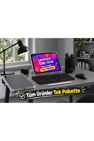 LENOVO Tab One 4 Ram 128 Hafıza ( KALEM,KLAVYE,MOUSE,KILIF,BAŞLIK,KULAKLIK) H...