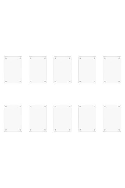 Choice 6x9x0.6cm 10 pieces 10/20/30Pcs Blank Photo Frame Acrylic Refrigerator...