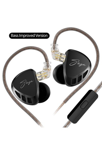 Choice Bass MIC KZ Saga In Ear Earphones Two Different Tuning Music Headphone...