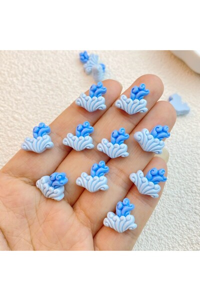 Choice H 30Pcs New Cute Resin Cartoon Ocean Series Crab, Turtle, Octopus Flat...