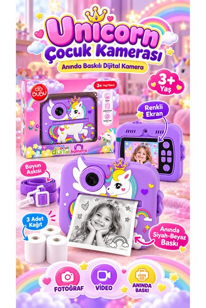 Bubu BU-BU FOTOĞRAF MAKİNESİ UNİCORN