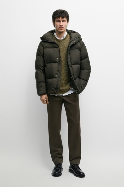 Massimo Dutti Oversize şişme mont