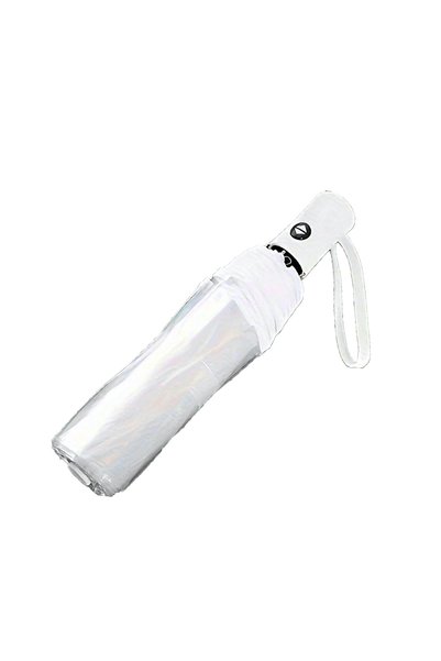 Choice Transparent white 1pc automatic transparent folding umbrella, waterpro...