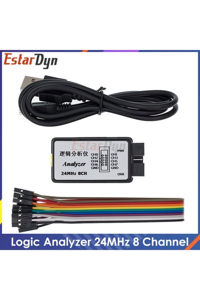 Choice USB Logic Analyzer 24MHz 8 Channel 24M/seconds Logic Analyzer Debugger...