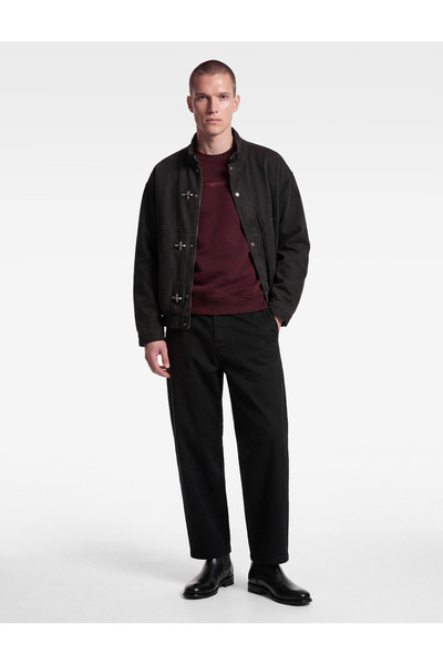 Koton Cotton Pocketed Loose Fit Chino Jean Trousers