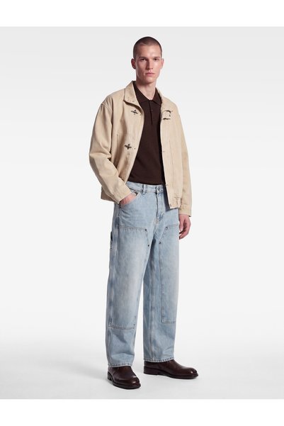Koton Cotton Regular Leg Oversize Super Baggy Trousers with Pockets
