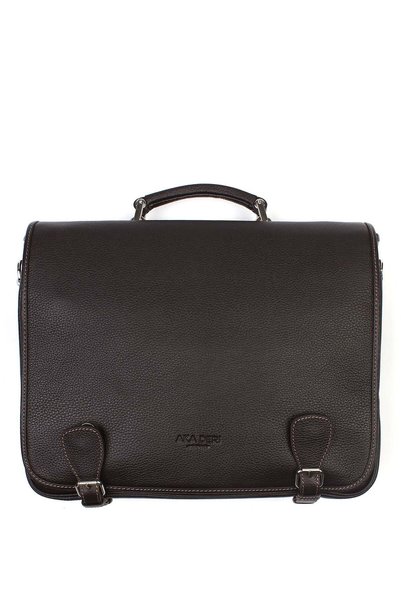 Aka Deri Genuine Leather Brown Briefcase 269 4