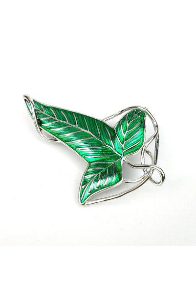 Choice brooch Elf Green Leaves of Lorien Brooch Pin Tolkien Galadriel Legolas...
