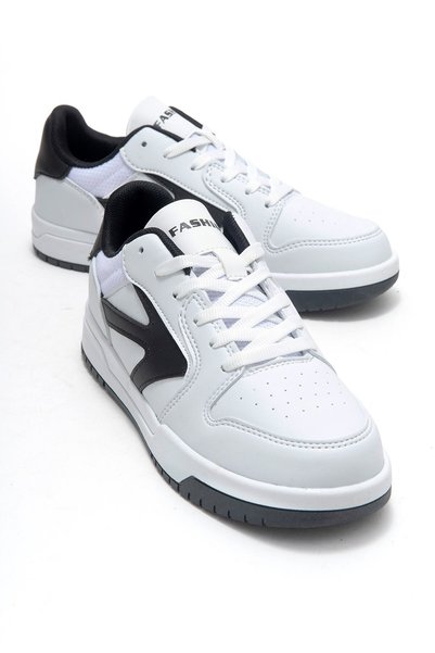 CCWAY AYAKKABI Women's Sports Shoes; White Black