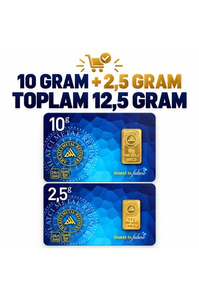 Ahlatcı 24 Ayar-12.5 Gram Külçe Altın